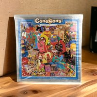 Vintage 1999 Conexions 11x11 Magnetic Puzzle with 150 Unique Die-Cut Shapes