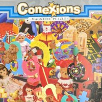Vintage 1999 Conexions 11x11 Magnetic Puzzle with 150 Unique Die-Cut Shapes