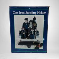 Vintage Cast Iron Stocking Holder | Christmas Stocking Hanger | Your Choice | Fireplace Decor