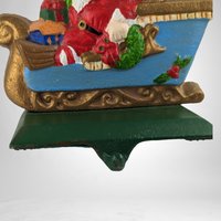 Vintage Cast Iron Stocking Holder | Christmas Stocking Hanger | Your Choice | Fireplace Decor