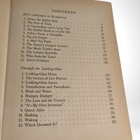1955 Alice in Wonderland, Lewis Carroll, Hardcover Book