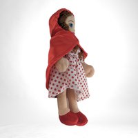 Small Vintage 6" Red Riding Hood Doll