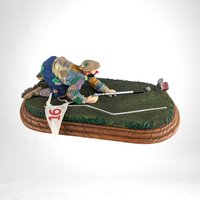 Vintage Emmett Kelly Jr Gold Club "The Putt" Figure