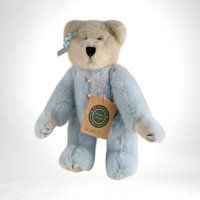 Vintage Boyds Bears "Gwain" 11" Plush Bear in Blue