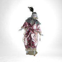 1992 Brinn's Harlequin Doll in Pink