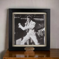 Vintage Royal Doulton Elvis Presley Wall Plaque, "Elvis Vegas", Rock and Roll Memorabilia, Music Decor, Gift for Elvis Fan