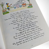Vintage Babar and Father Christmas Book, Softcover