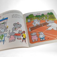 Vintage 1973 "Meet Babar and His Family" Book | Laurent de Brunhoff | Children's Book | Elephant Story
