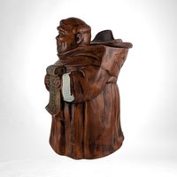 Vintage Treasure Craft Monk Cookie Jar | "Thou Shalt Not Steal Cookies" |  Humorous