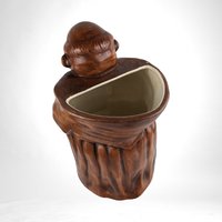 Vintage Treasure Craft Monk Cookie Jar | "Thou Shalt Not Steal Cookies" |  Humorous