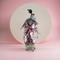 1992 Brinn's Harlequin Doll in Pink