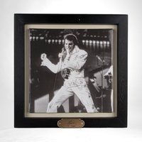 Vintage Royal Doulton Elvis Presley Wall Plaque, "Elvis Vegas", Rock and Roll Memorabilia, Music Decor, Gift for Elvis Fan