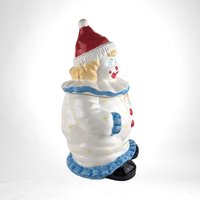 Vintage Ceramic Starry Eyed Clown Cookie Jar | Collectible Kitchen Decor | Fun Cookie Storage | Unique Gift for Collectors