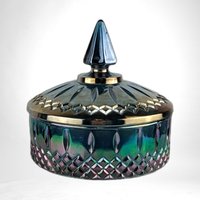 Vintage Indiana Glass Princess Carnival Glass Candy Dish, Iridescent Finish, Collectible Glassware, Home Decor, Gift Idea