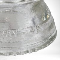 Vintage Hemmingray 42 Clear Insulator