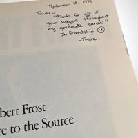 1979 Robert Frost A Tribute to the Source Hardcover Book | Vintage Coffee Table Book with Poems by Robert Frost | Gift for Poetry Lover