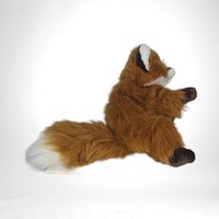 Vintage 1996 Plush Creations Fox Hand Puppet |  Collectible Puppet | Woodland Animal Toy | Gift for Kids & Adults | Storytelling Prop
