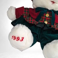 1993 Kmart Charles Dickens Holiday Plush Bear