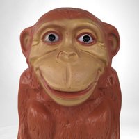 Vintage Wing Inc. Plastic Monkey Bank | Nostalgic Coin Savings | Retro Toy Gift | 10.5 Inches