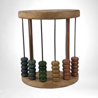 Vintage Wood Abacus Counting Toy
