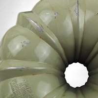 Vintage Avocado Green Northland Aluminum Bundt Pan | Retro Kitchenware | 10" Diameter | Perfect for Baking & Molding | Good Condition