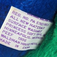 1996 Peef the Patchwork Bear Plush