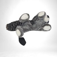 Vintage A&A Plush Raccoon, Gray Raccoon Stuffed Animal, Soft Toy, Collectible Plush, Woodland Creature Toy, Gift for Collector