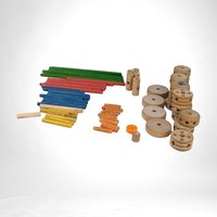 Vintage Tinkertoy Teck Set | Classic Educational Building Toy | Retro Fun for Kids and Collectors