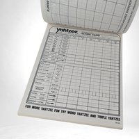 Vintage 1982 Yahtzee Replacement Score Cards |  Full Pad |  Classic Game | Game Night Essential