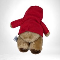 Vintage Eden Paddington Bear Plush | 9" Tall | Cuddly Toy | Classic Design | Collectible | Good Condition (Hoodie Loose)