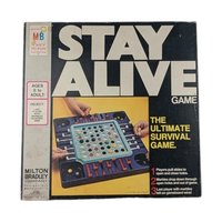 Vintage 1971 Milton Bradley Stay Alive Game | Complete | Good Condition | Family Game Night | Classic Strategy Game