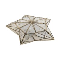 Vintage Capiz Star Tree Topper