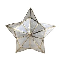 Vintage Capiz Star Tree Topper