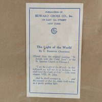 C. Bosseron Chambers Art | "Light of the World" Framed Print | Vintage