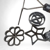Vintage Nordic Ware Instant Cookies & Patty Shells Iron, Double Rosette and Timbale, Retro Baking