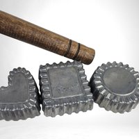 Vintage Nordic Ware Instant Cookies & Patty Shells Iron, Double Rosette and Timbale, Retro Baking
