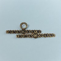 Vintage Brass Bell Pull Hanger Set