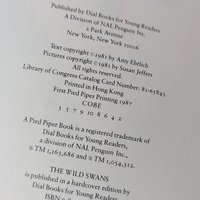 1981 Hans Christian Anderson The Wild Swans Softcover Book
