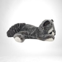 Vintage A&A Plush Raccoon, Gray Raccoon Stuffed Animal, Soft Toy, Collectible Plush, Woodland Creature Toy, Gift for Collector