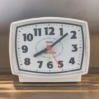 Vintage Westclox Dialite Electric Alarm Clock | Retro Alarm Clock | Mid-Century Modern Clock |  Bedroom Clock |  Working Alarm Clock