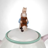 2002 Beatrix Potter Peter Rabbit Teapot | Telefloral Collectible Ceramic Teapot | Charming Nursery Decor | Gift for Rabbit Lovers