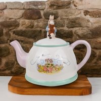 2002 Beatrix Potter Peter Rabbit Teapot | Telefloral Collectible Ceramic Teapot | Charming Nursery Decor | Gift for Rabbit Lovers