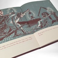 1953 Journey Cake, Ho! by Ruth Sawyer, Illustrated by Robert McCloskey - Vintage Children's Book - Hardcover Book - Mid-Century Kids Book