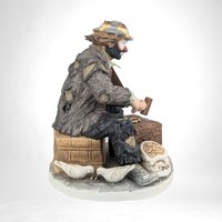 SIGNED Emmett Kelly Jr. Peanut Butter Figurine, Limited Edition, Clown Collectible, Vintage 1984