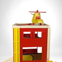 Vintage 1973 Playskool Rescue Center Playset - 470, with Accessories