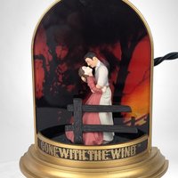 2000 Hallmark Gone with the Wind Farewell Scene Ornament - Vintage Holiday Decor, Classic Movie Collectible, Keepsake Ornament