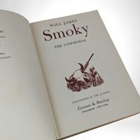 1929 Smoky The Cowhorse by Will James, Hardcover – Rare Vintage Western Classic for Collectors