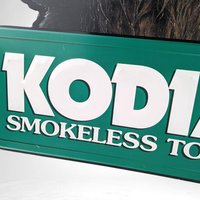 Vintage Kodiak Smokeless Tobacco Metal Sign
