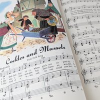 Vintage Fireside Book of Folk Songs | Hardcover Music Book | Classic American Folk Music | Collectible Songbook