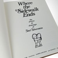 1974 Where the Sidewalk Ends by Shel Silverstein – Vintage Hardcover Poetry Book for Collectors & Fans